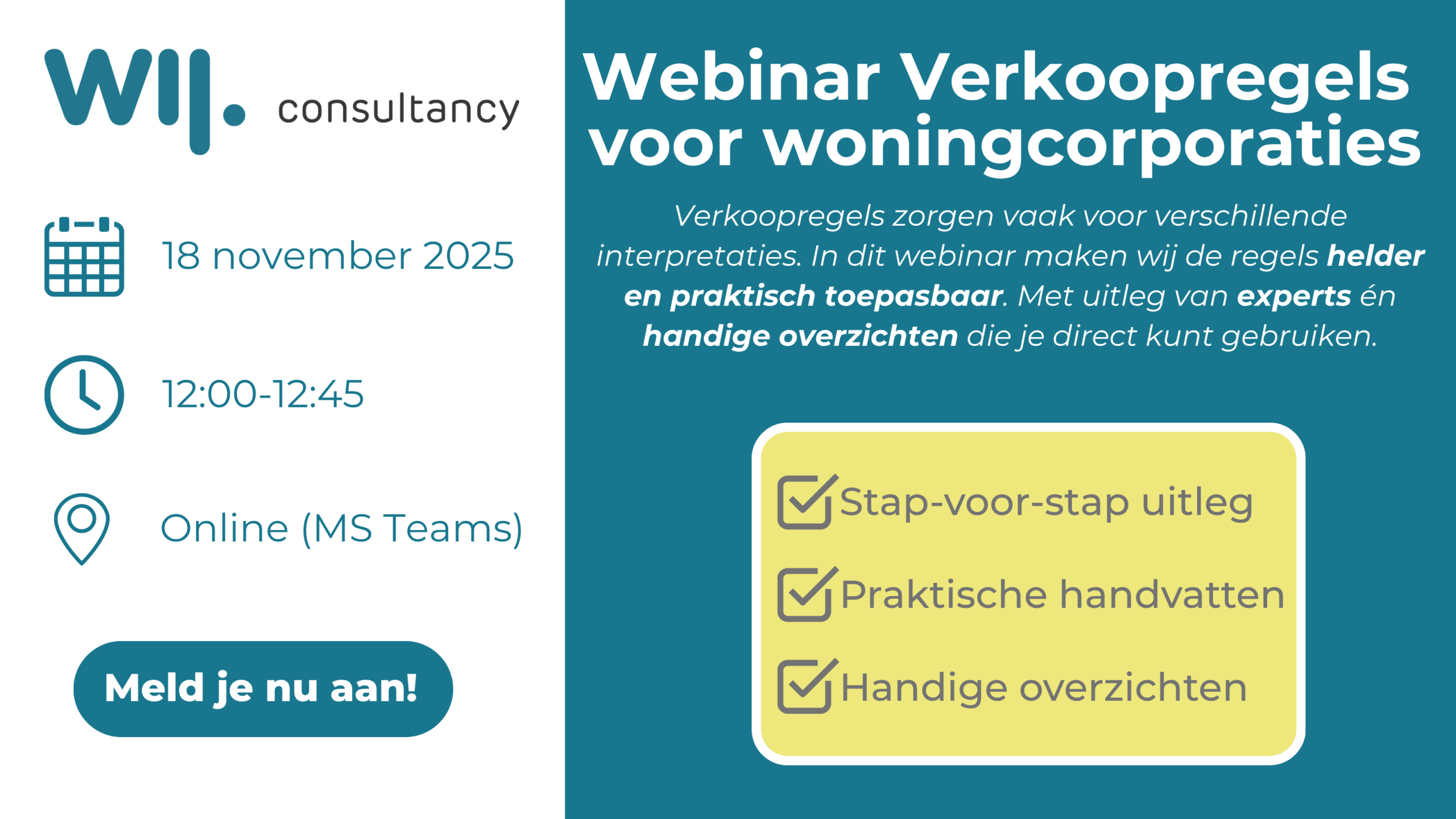 Webinar Verkoopregels